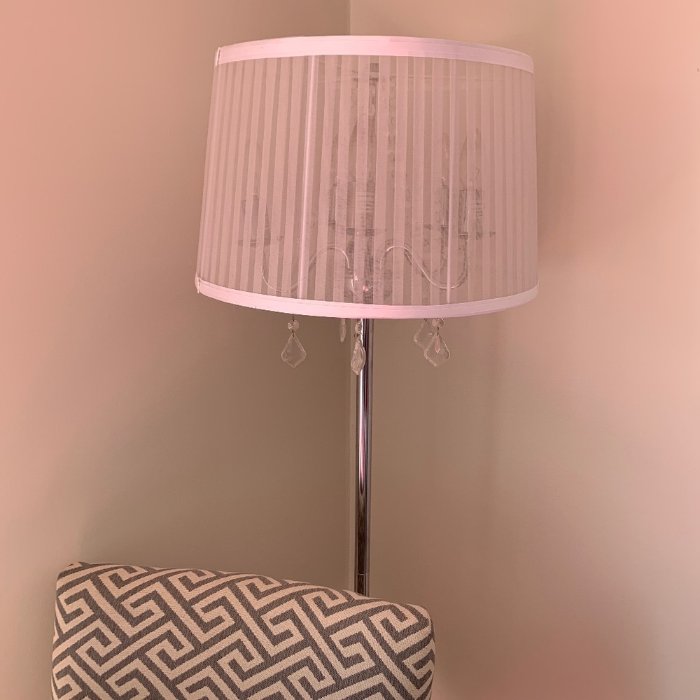 Crystal Chandelier Floor Lamp